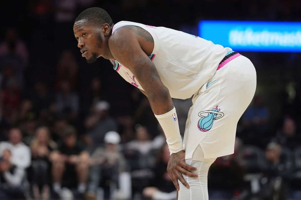 Miami Heat guard Terry Rozier allegedly told others when he would leave games. Photo: AP