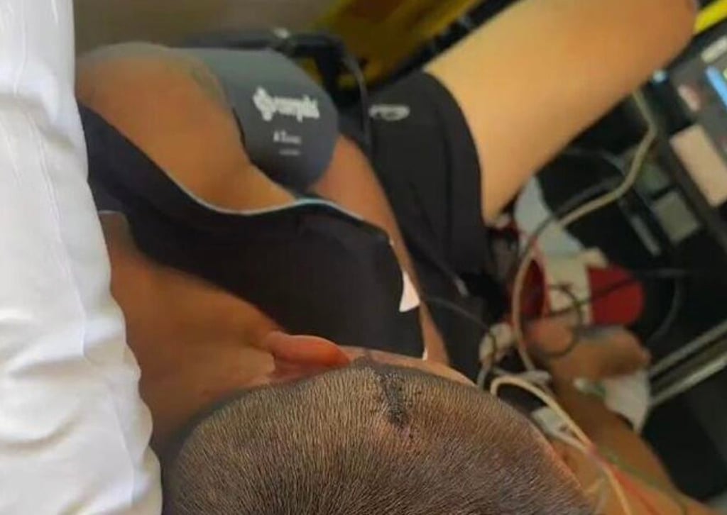 Zhou Runqi was stabbed in the head with a sharp object during the violent attack, leaving him in a coma. Photo: Weibo Zhou Runqi was stabbed in the head with a sharp object during the violent attack, leaving him in a coma. Photo: Weibo