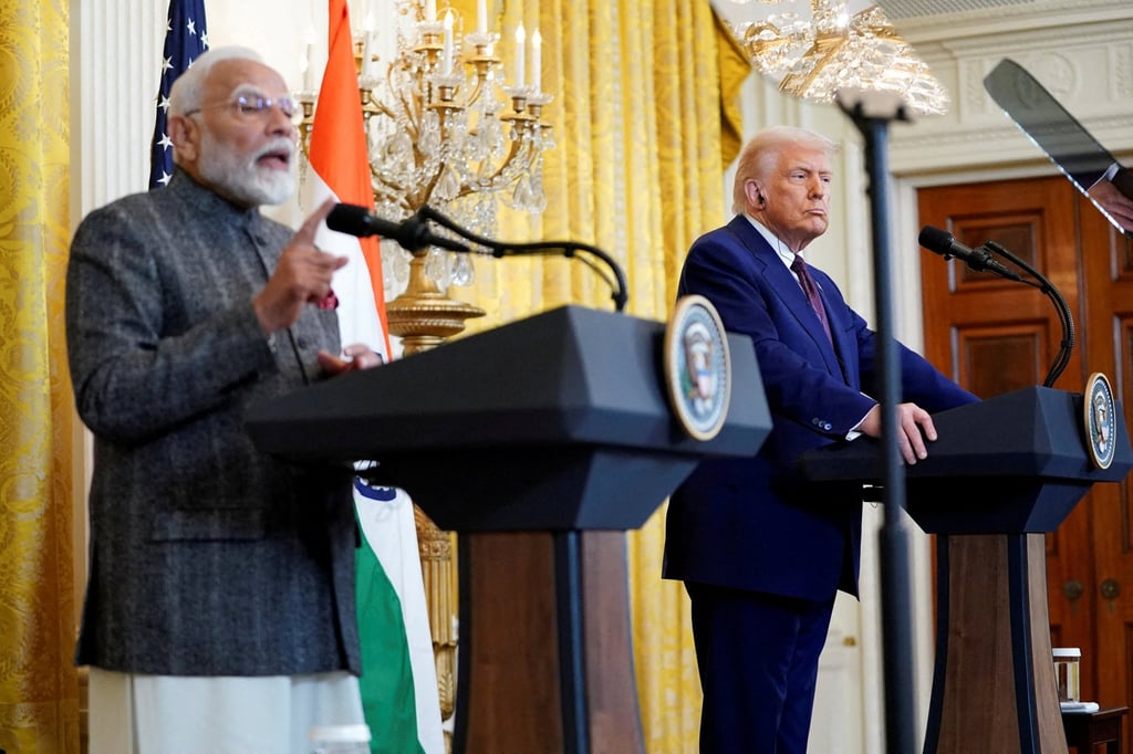 With Modi and Trump enjoying a certain personal rapport, expectations were high that India would be among the first countries to sign a comprehensive trade deal. Photo: Reuters With Modi and Trump enjoying a certain personal rapport, expectations were high that India would be among the first countries to sign a comprehensive trade deal. Photo: Reuters