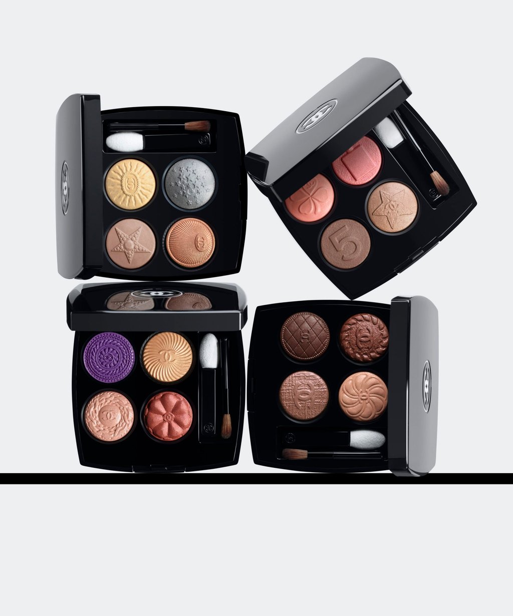Chanel Beauty’s Les 4 Ombres Boutons eye shadow palettes. Photo: Handout