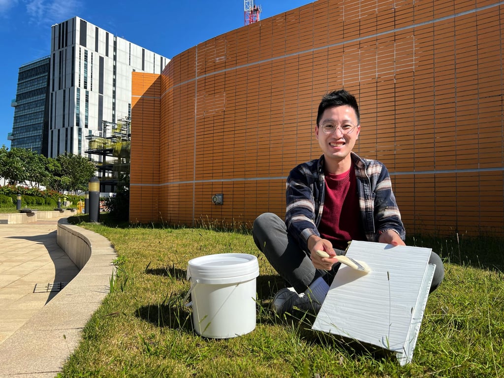 Martin Zhu’s company focuses on electricity-free cooling technology. Photo: Handout Martin Zhu’s company focuses on electricity-free cooling technology. Photo: Handout