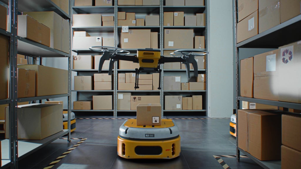 Huawei Cloud’s CloudRobo Platform ensures the intelligence of warehouse robots is hosted remotely, so the individual robots can be lighter, cheaper and easier to use. Photo: Shutterstock Huawei Cloud’s CloudRobo Platform ensures the intelligence of warehouse robots is hosted remotely, so the individual robots can be lighter, cheaper and easier to use. Photo: Shutterstock