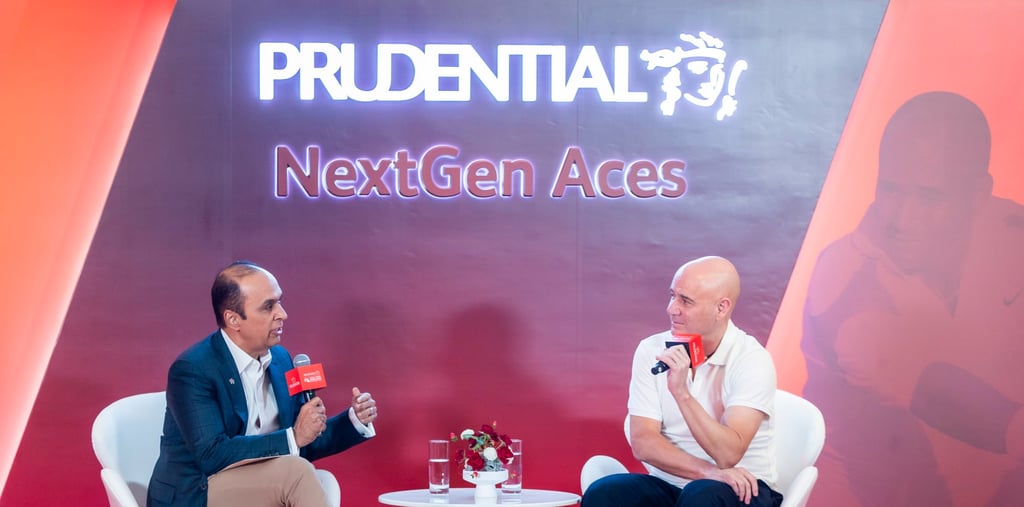 Wadhwani conducts a fireside chat with Agassi about leadership and legacy.