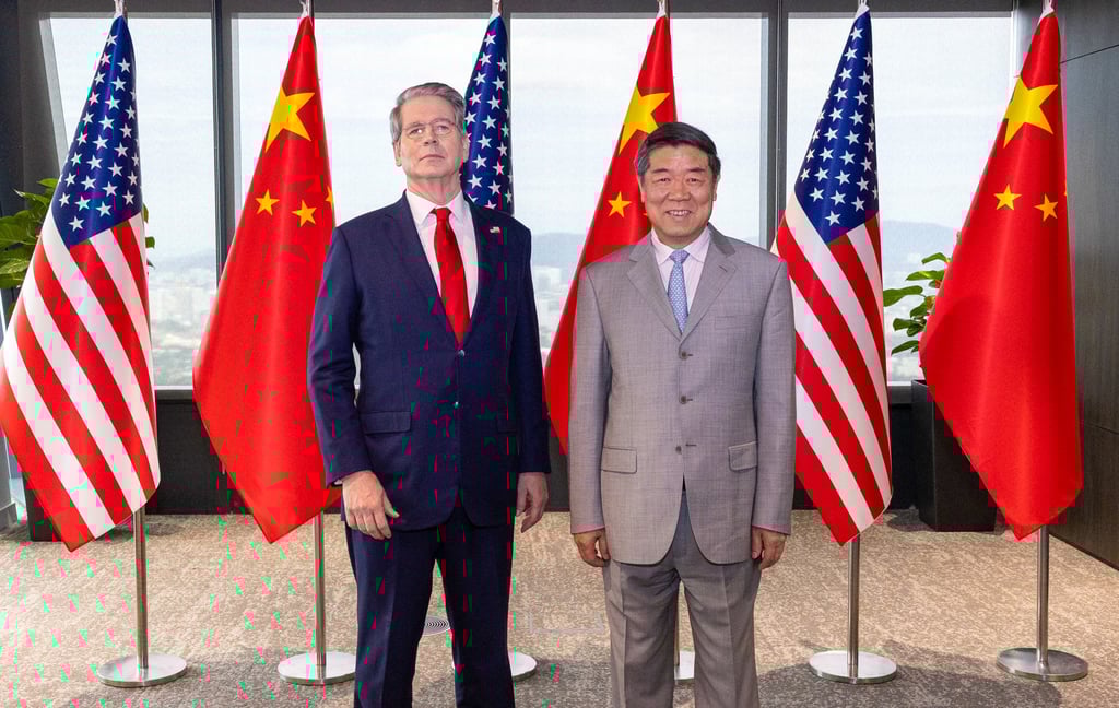 US Treasury Secretary Scott Bessent and Chinese Vice-Premier He Lifeng appear on Saturday before their talks in Kuala Lumpur, Malaysia, which wrapped up on Sunday. Photo: Xinhua US Treasury Secretary Scott Bessent and Chinese Vice-Premier He Lifeng appear on Saturday before their talks in Kuala Lumpur, Malaysia, which wrapped up on Sunday. Photo: Xinhua