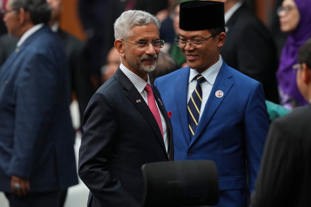 Indian Foreign Minister Subrahmanyam Jaishankar at the Asean summit in Kuala Lumpur, Malaysia, on Sunday. Photo: EPA