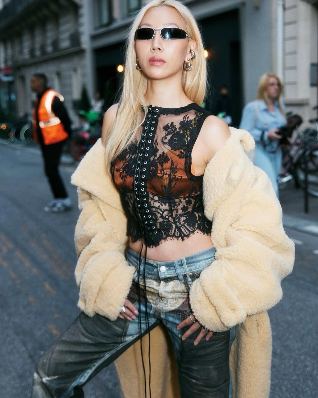 Nan Nist at Paris Fashion Week. Photo: @nanist/Instagram Nan Nist at Paris Fashion Week. Photo: @nanist/Instagram