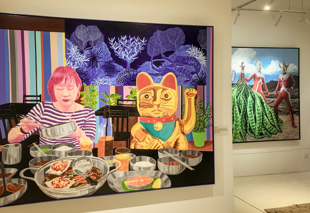 Artwork by Justin Lim, at the UR-MU@Bukit Bintang museum, in Kuala Lumpur. Photo: Mark Footer