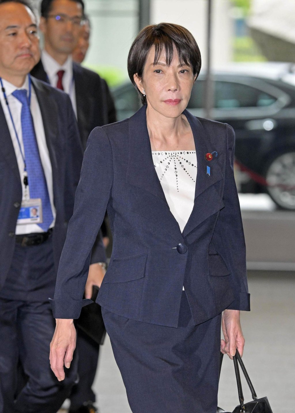 Japanese prime minister Sanae Takaichi at the premier’s office in Tokyo after she was elected as the country’s first female leader. Photo: Kyodo