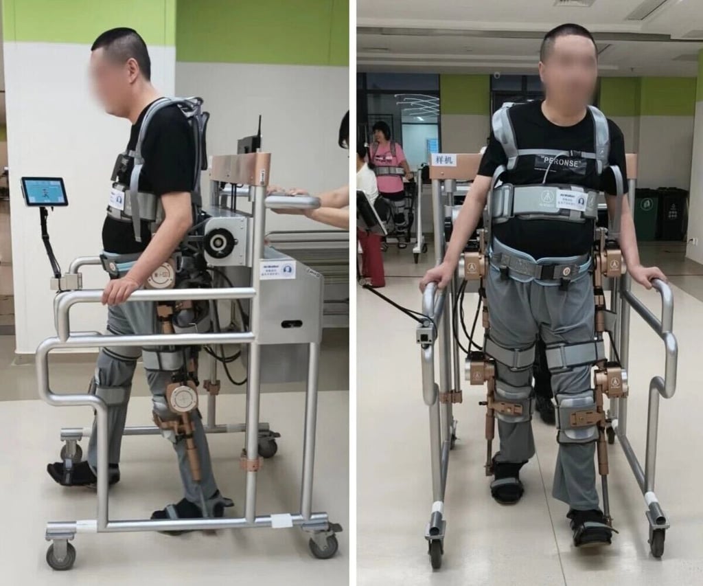 Liu Boqi was working as a traffic officer in Changchun, Jilin province, at the time of his accident in 2024. Photo: Handout Liu Boqi was working as a traffic officer in Changchun, Jilin province, at the time of his accident in 2024. Photo: Handout