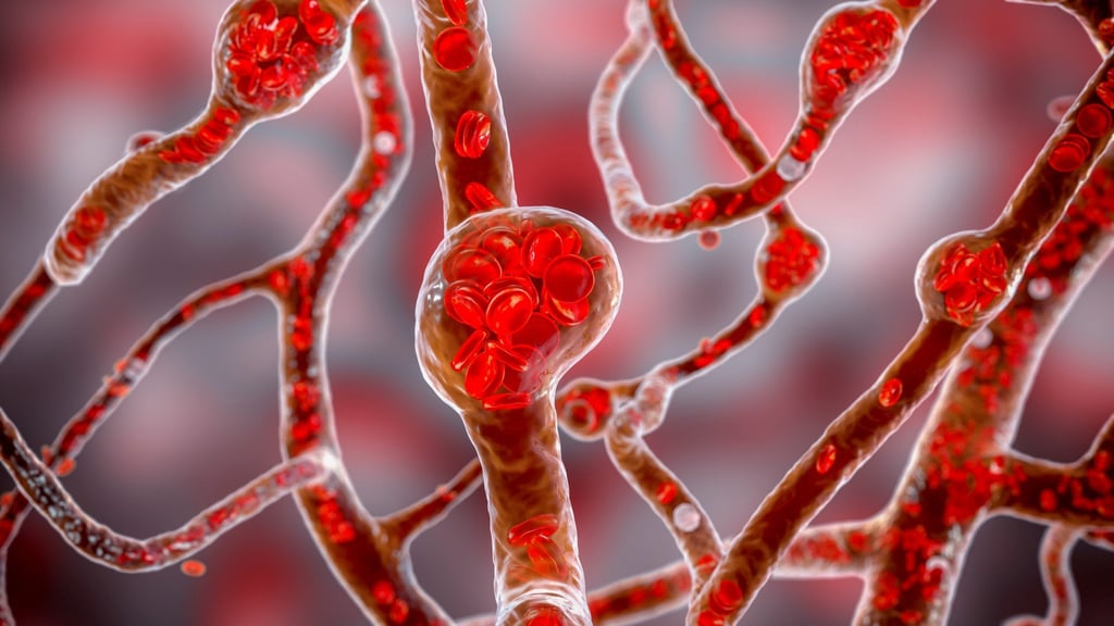 A brain aneurysm is a bit like a little balloon on the side of a blood vessel, according to Ahilan Kailaya-Vasan, a consultant neurosurgeon at King’s College Hospital in London. Photo: Shutterstock