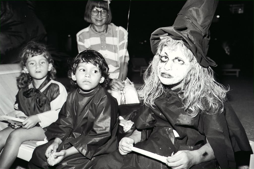 A girl in a witch costume with her friends at a Halloween party in 1989. Photo: SCMP Archives A girl in a witch costume with her friends at a Halloween party in 1989. Photo: SCMP Archives