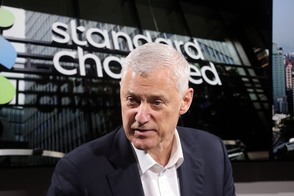 Standard Chartered CEO Bill Winters at the South China Morning Post offices in Causeway Bay. Photo: Jonathan Wong