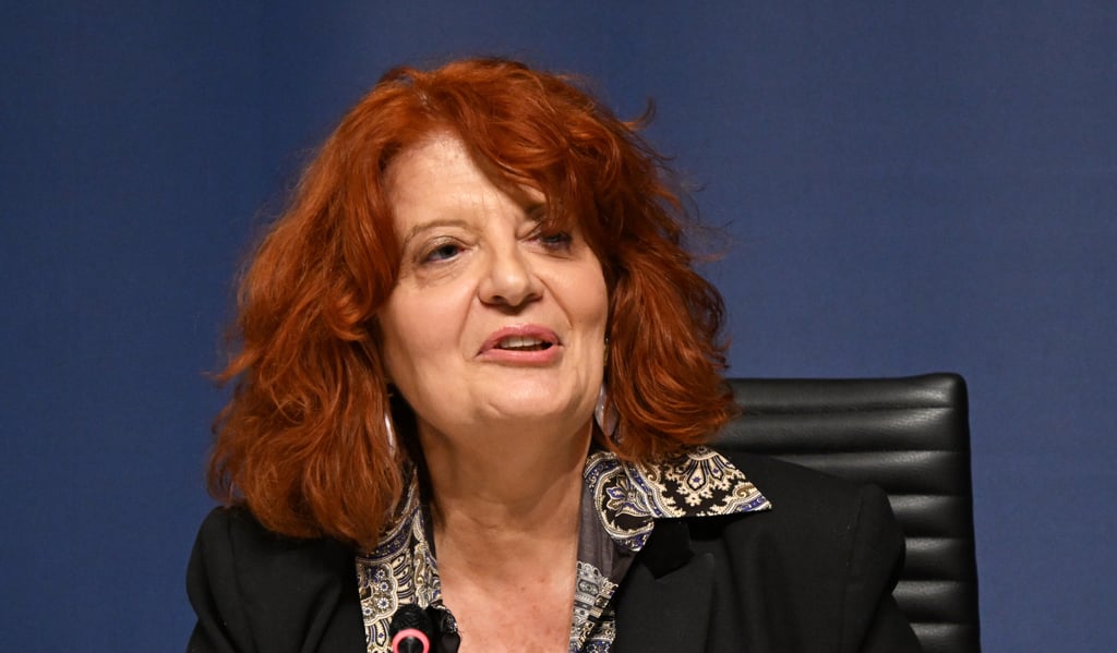Paris prosecutor Laure Beccuau speaks during a news conference at the Paris courthouse on Wednesday. Photo: AP Paris prosecutor Laure Beccuau speaks during a news conference at the Paris courthouse on Wednesday. Photo: AP
