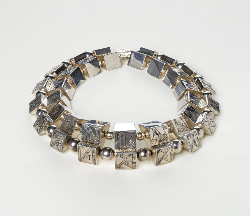 William de Lillo geometric necklace in sterling silver. Photo: Handout