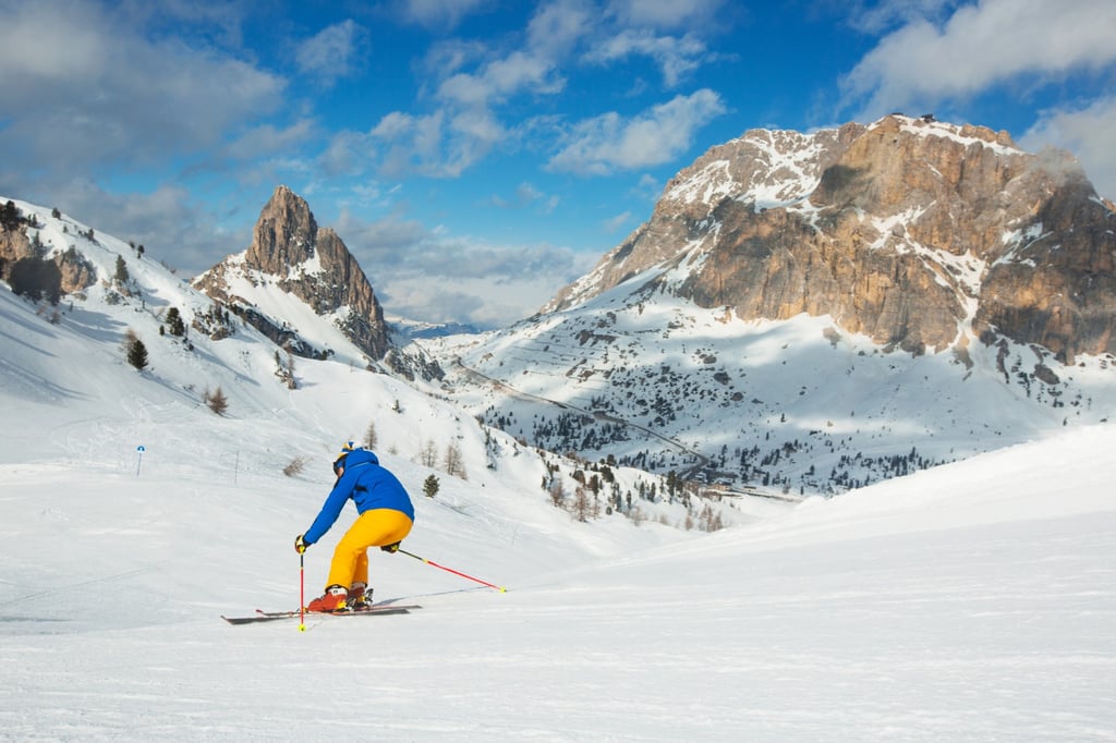 The slopes of Cortina d’Ampezzo, in Italy. Photo: Shutterstock