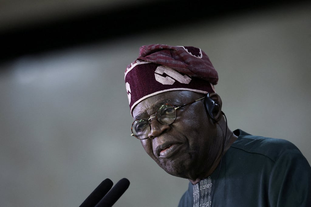 Nigeria’s President Bola Tinubu speaks during a press conference at the Planalto Palace in Brasilia, Brazil, in August. Photo: Reuters Nigeria’s President Bola Tinubu speaks during a press conference at the Planalto Palace in Brasilia, Brazil, in August. Photo: Reuters
