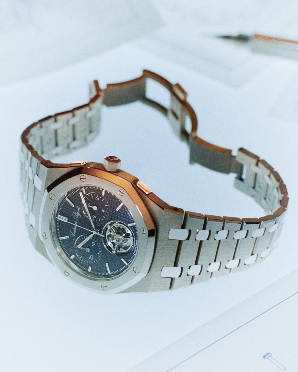 The Audemars Piguet Royal Oak RD#5 has been road tested by John Mayer. Photo: Handout The Audemars Piguet Royal Oak RD#5 has been road tested by John Mayer. Photo: Handout