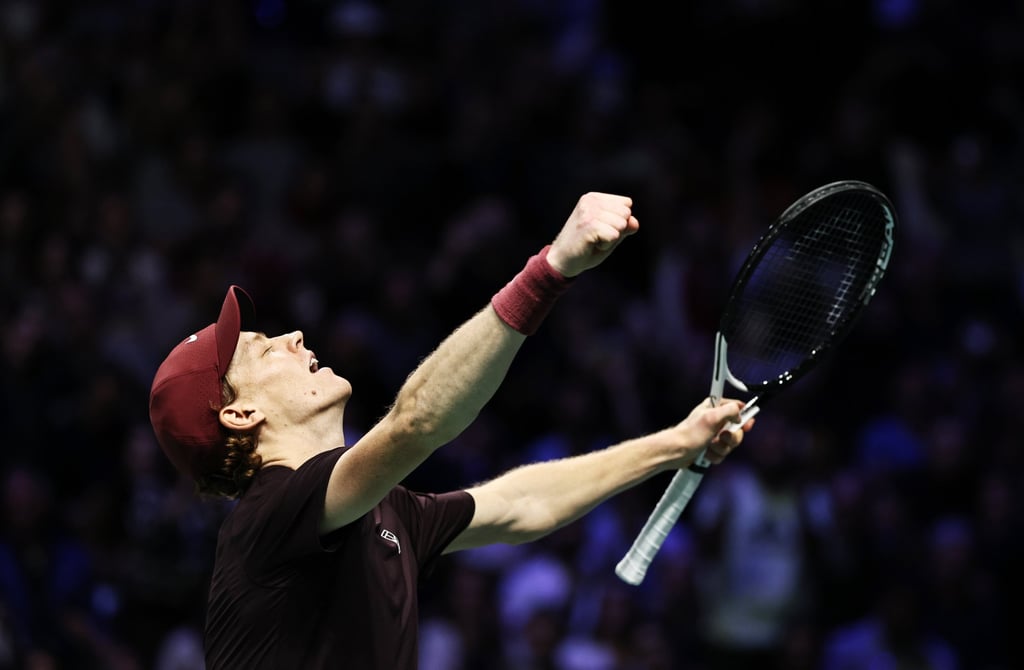 Jannik Sinner reclaimed the No 1 ranking after winning the Paris Masters on Sunday. Photo: Xinhua Jannik Sinner reclaimed the No 1 ranking after winning the Paris Masters on Sunday. Photo: Xinhua