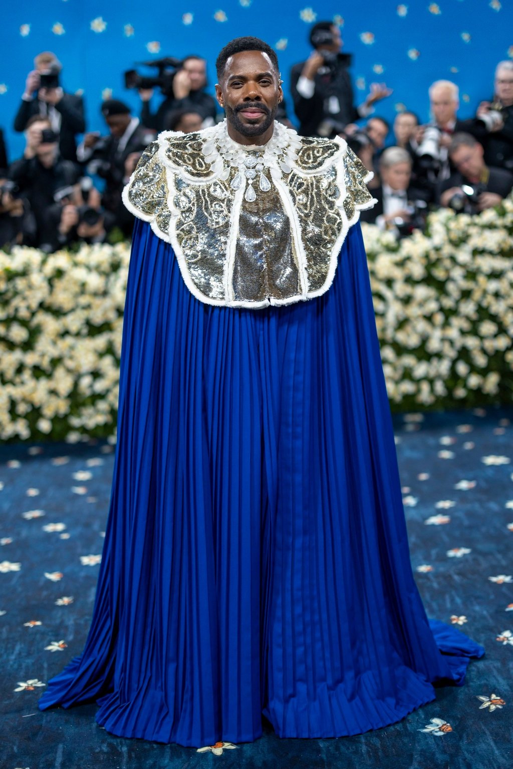 Colman Domingo went for a regal Valentino look at the 2025 Met Gala. Photo: EPA-EFE