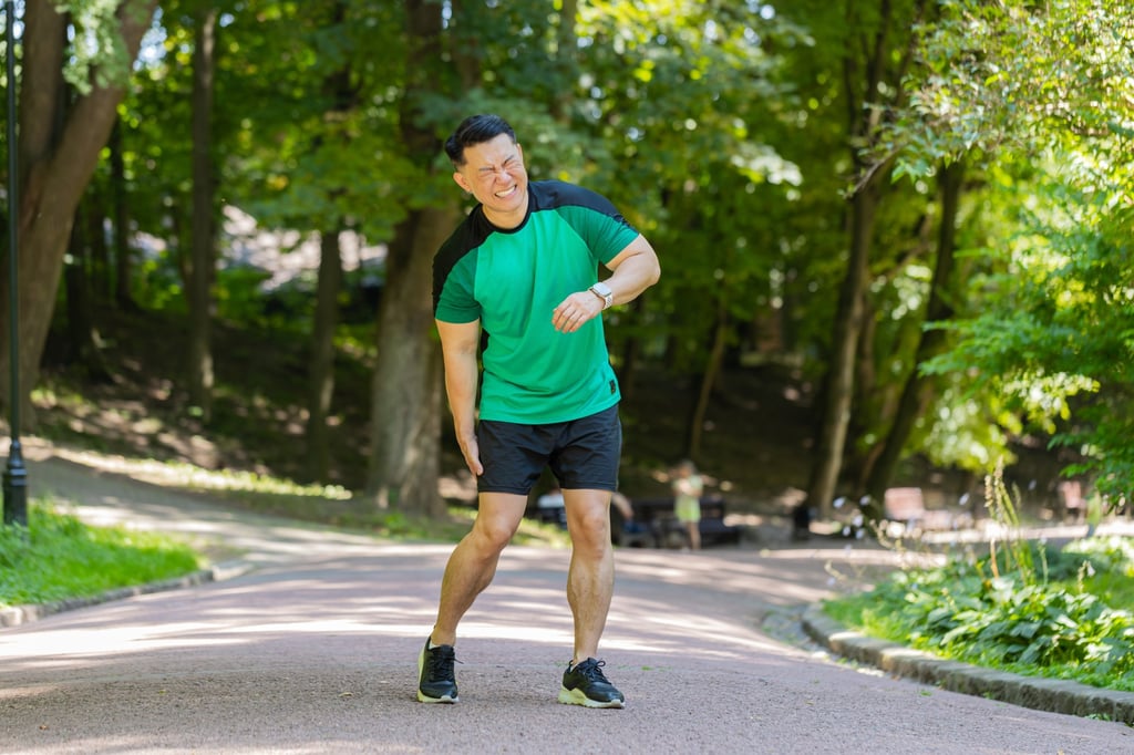 Chen was seen running to the company’s premises on the day he applied for sick leave. Photo: Shutterstock Chen was seen running to the company’s premises on the day he applied for sick leave. Photo: Shutterstock