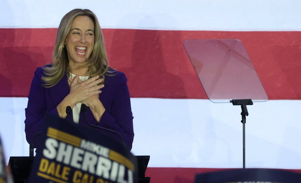 Democrat Mikie Sherrill, who won the governor race in New Jersey. Photo: Reuters