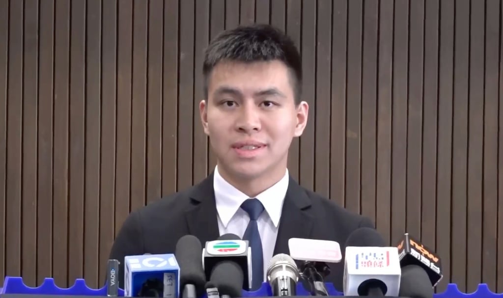 Inspector Ng Wang-hin has said a 45-year-old man was arrested on Tuesday afternoon in the Kowloon City district on suspicion of theft and criminal damage. Photo: Handout Inspector Ng Wang-hin has said a 45-year-old man was arrested on Tuesday afternoon in the Kowloon City district on suspicion of theft and criminal damage. Photo: Handout