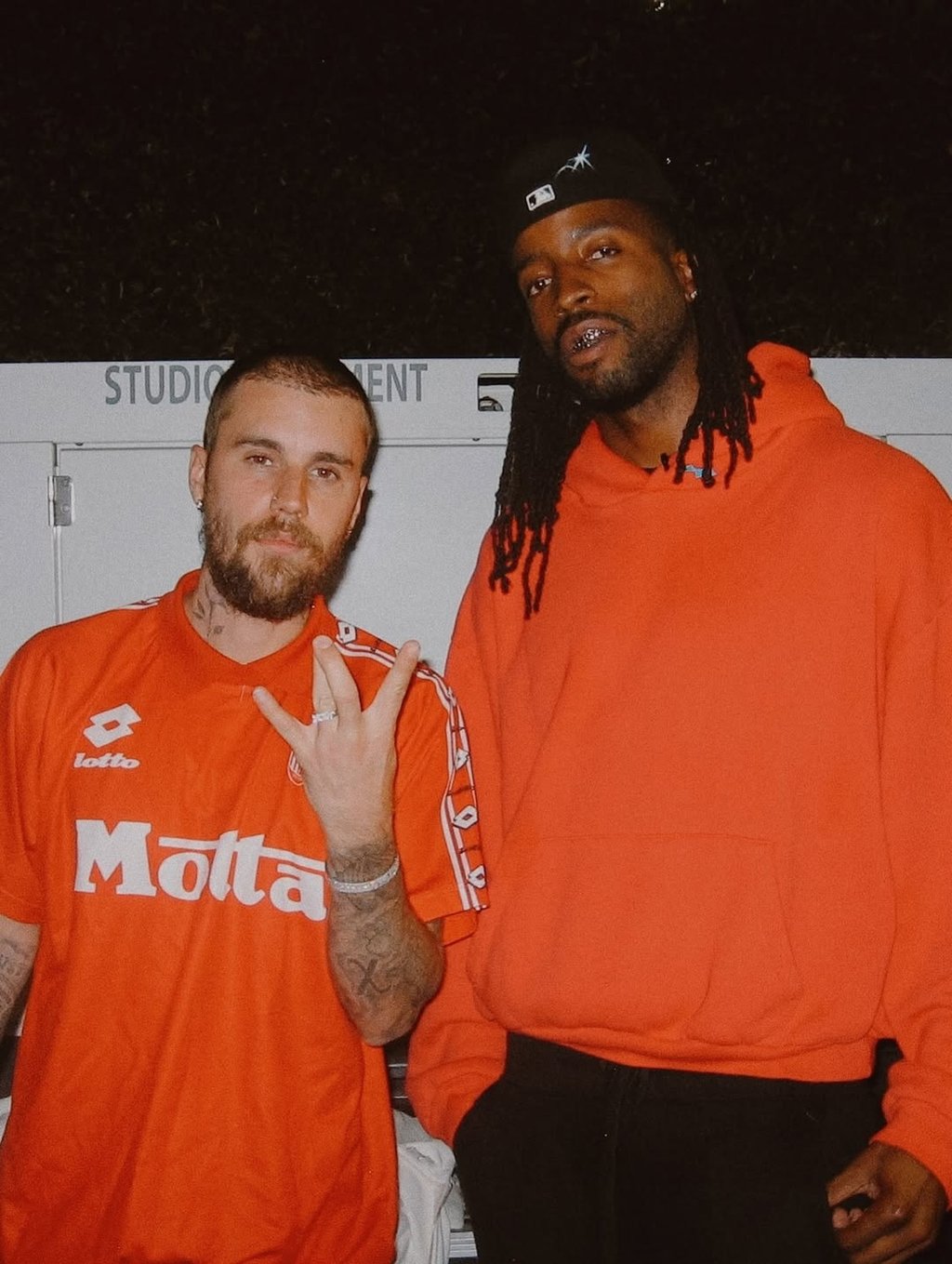 Justin Bieber with The League commissioner and co-founder Ron Abaekobe. Photo: @theleaguegroup/Instagram Justin Bieber with The League commissioner and co-founder Ron Abaekobe. Photo: @theleaguegroup/Instagram