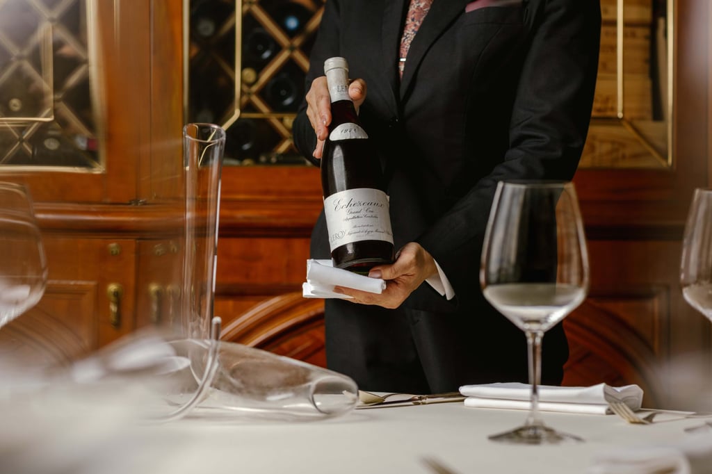 The Island Shangri-La Festival of Wine offers bespoke menus paired with rare vintages including Domaine Leroy. Photo: Island Shangri-La
