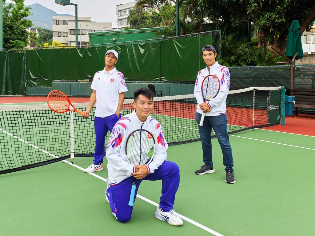 Hong Kong’s mass participation players (from left) David Wong, Johnny Wong and Andy Cheng. Photo: Ada Li