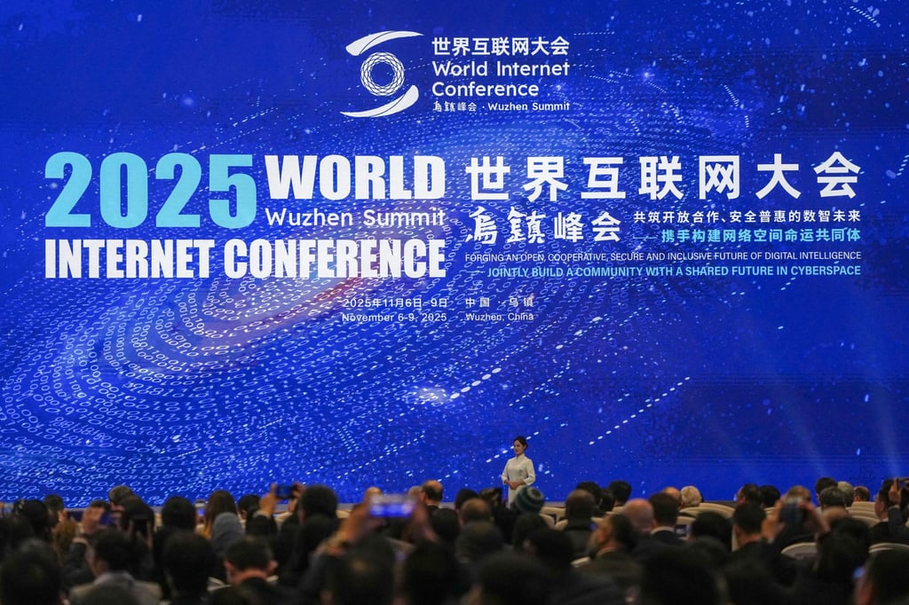 A view of the audience at Friday’s opening ceremony of the 2025 World Internet Conference Wuzhen Summit, which runs through Sunday. Photo: Xinhua A view of the audience at Friday’s opening ceremony of the 2025 World Internet Conference Wuzhen Summit, which runs through Sunday. Photo: Xinhua