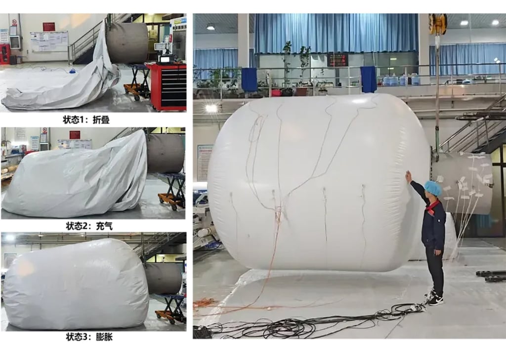 China’s Institute of Mechanics says the platform can be used to produce biopharmaceuticals, 3D-printed products and new materials in a space factory. Photo: Handout China’s Institute of Mechanics says the platform can be used to produce biopharmaceuticals, 3D-printed products and new materials in a space factory. Photo: Handout