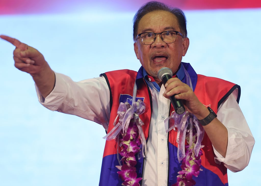 Malaysian Prime Minister Anwar Ibrahim speaks during a Madani Unity Tour lecture in 2023. Photo: Bernama/dpa Malaysian Prime Minister Anwar Ibrahim speaks during a Madani Unity Tour lecture in 2023. Photo: Bernama/dpa
