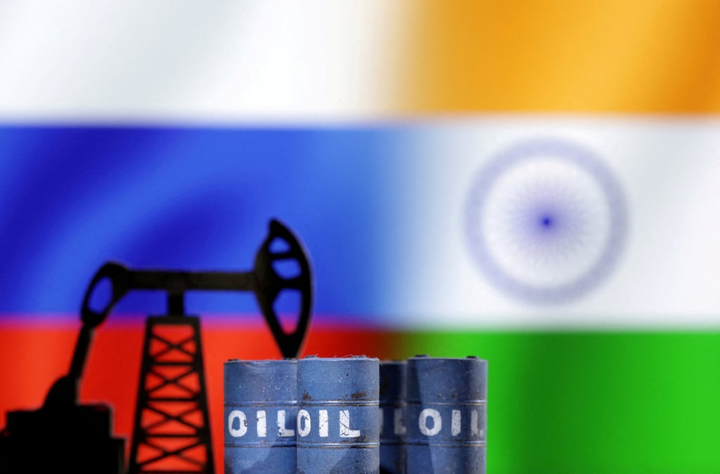 Trump earlier this year slapped 50 per cent tariffs on India’s exports to the US in part to pressure Delhi to stop buying Russian oil. Photo: Reuters