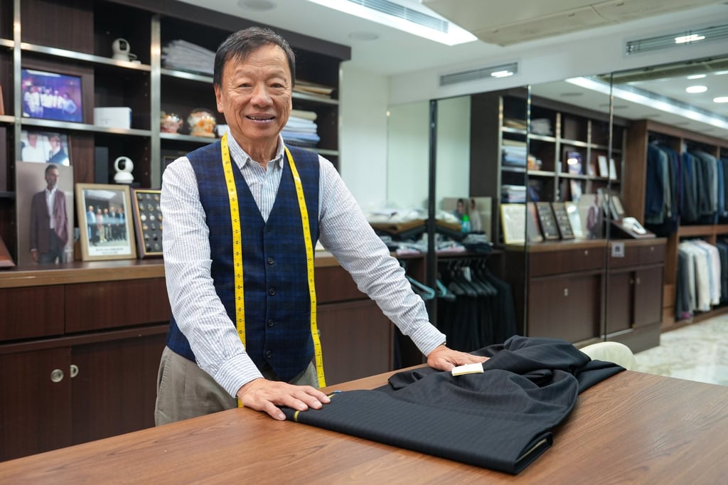 Master Woo says he is fortunate to have had the opportunity to appreciate the fine craftsmanship of suit-making. Photo: Sun Yeung Master Woo says he is fortunate to have had the opportunity to appreciate the fine craftsmanship of suit-making. Photo: Sun Yeung
