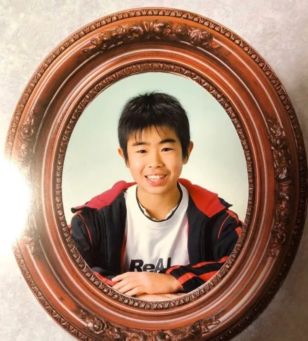 A childhood photograph of Allen, who says he was taunted and bullied about his looks at school. Photo: QQ.com A childhood photograph of Allen, who says he was taunted and bullied about his looks at school. Photo: QQ.com