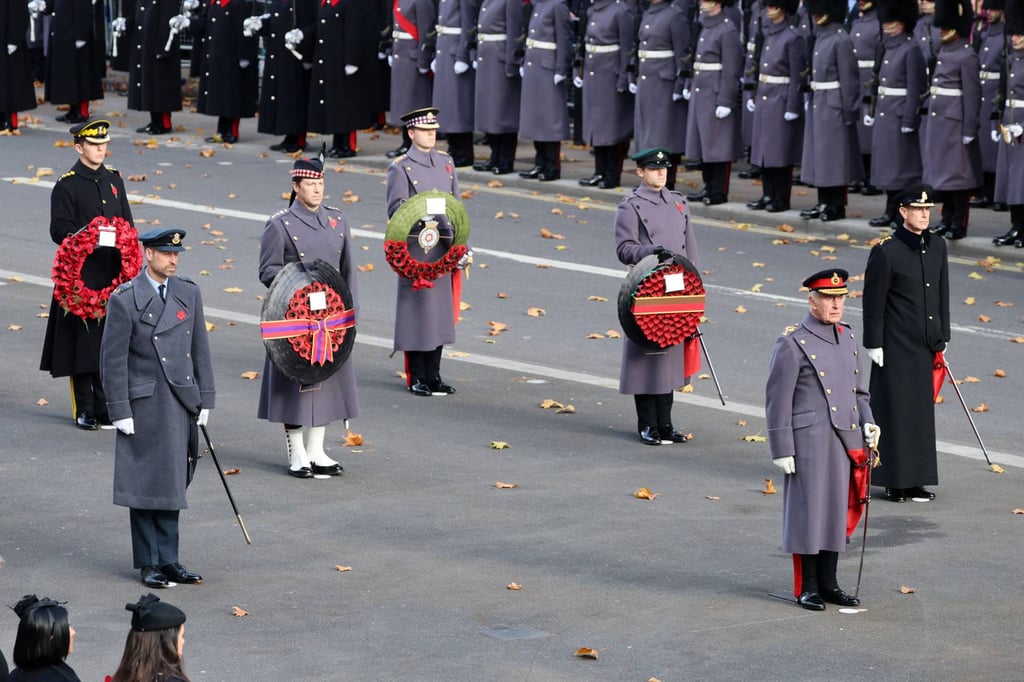 British royals, including King Charles (second from right), were among those attending the Remembrance Sunday ceremony in London. Photo: via AFP British royals, including King Charles (second from right), were among those attending the Remembrance Sunday ceremony in London. Photo: via AFP
