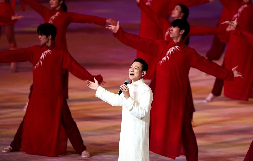 Hong Kong Cantopop legend Andy Lau will perform at the opening ceremony of the Games. Photo: CCTV Hong Kong Cantopop legend Andy Lau will perform at the opening ceremony of the Games. Photo: CCTV