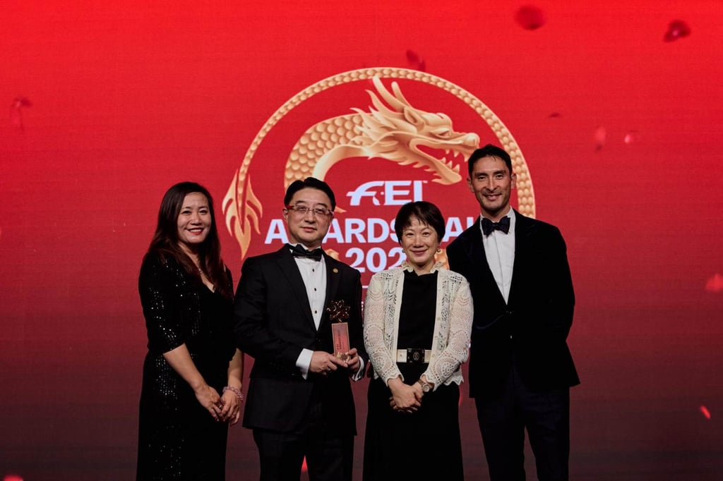 The FEI Inspire Award was won by the Shanghai Sports Development Foundation’s Beat as One – Stable Management Challenge. Photo: HKJC