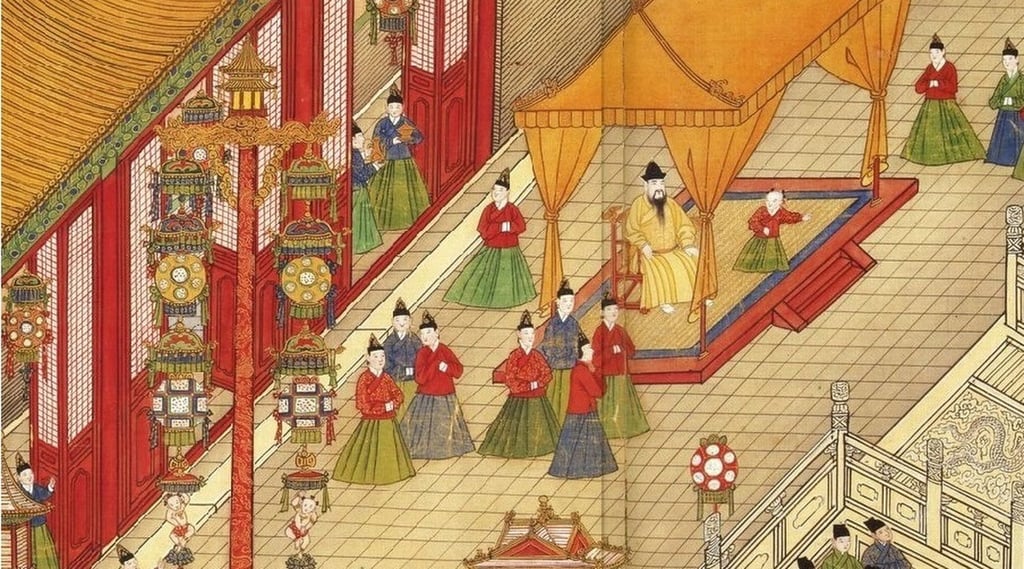Emperor Chenghua in a painting by an imperial court painter during China’s Ming dynasty. Photo: SCMP
