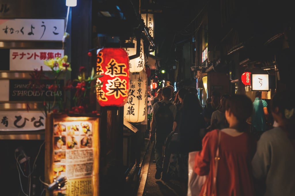 Kyoto city’s nightlife district. The woman from Taiwan chased the man after he slapped her. Photo: Shutterstock Kyoto city’s nightlife district. The woman from Taiwan chased the man after he slapped her. Photo: Shutterstock