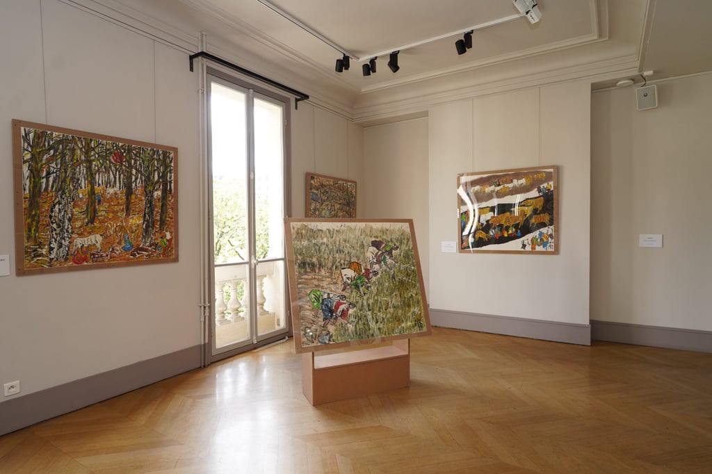 Artworks by Lin Xiang Xiong. The Lin Xiang Xiong Gallery’s permanent collection will feature more than 300 of his original pieces. Photo: Lin Xiang Xiong Art Gallery