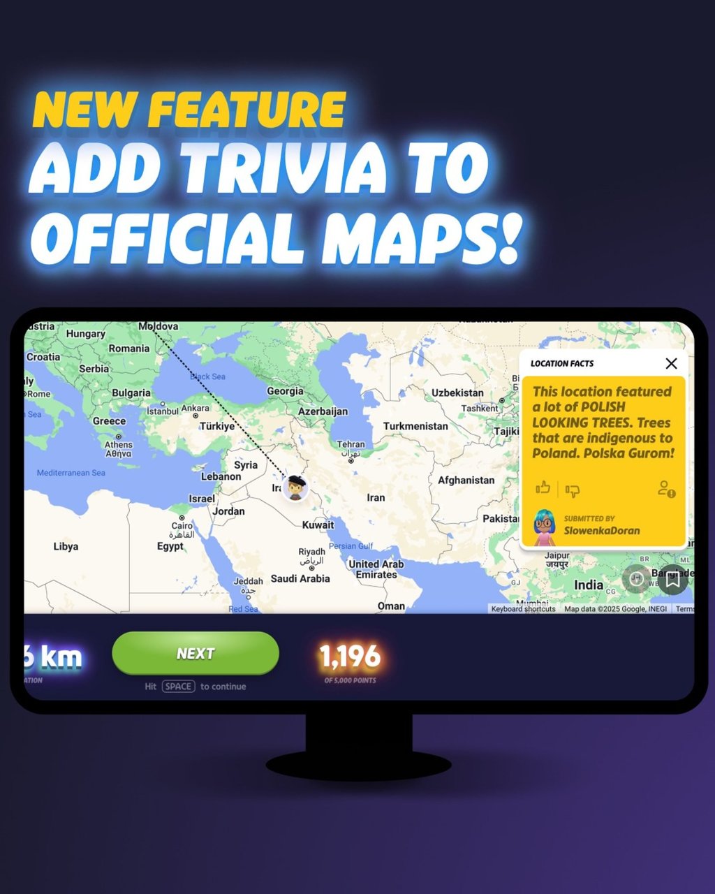 The appetite for web-based games like GeoGuessr is soaring. Photo: Instagram/geoguessr