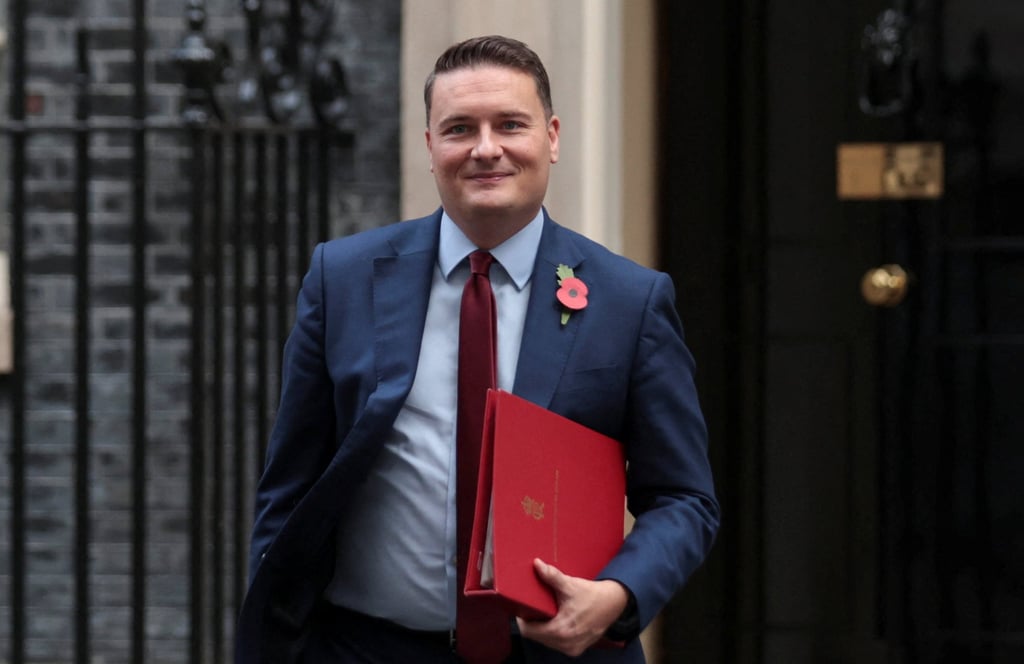 British Health Secretary Wes Streeting. Photo: Reuters