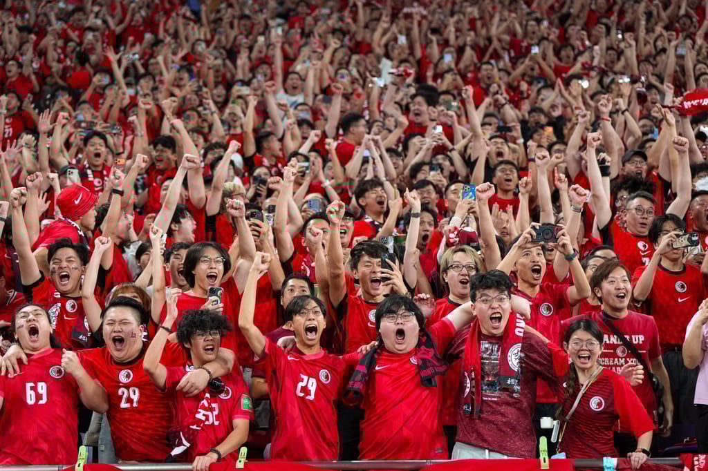 Fans cheer for Hong Kong during October’s clash with Bangladesh at Kai Tak. Photo: Sam Tsang
