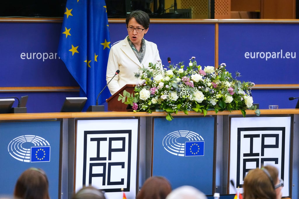 Hsiao’s speech drew condemnation from Beijing, which sees Taiwan as part of China. Photo: AP