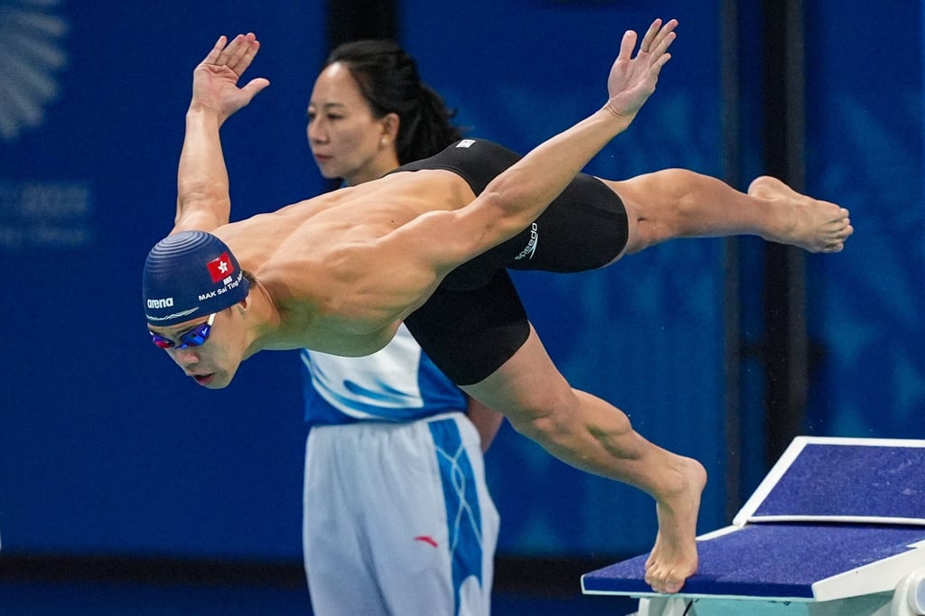 Hong Kong’s Adam Mak made it through to the 50m breaststroke final. Photo: Eugene Lee
