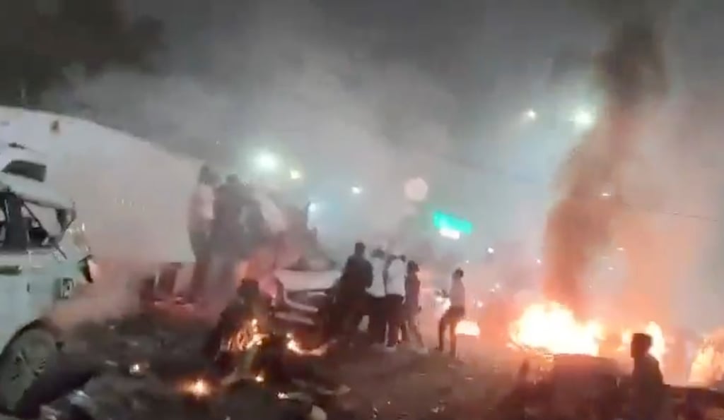 A blast occurred on Monday near the historic Red Fort monument in New Delhi. Photo: Handout A blast occurred on Monday near the historic Red Fort monument in New Delhi. Photo: Handout