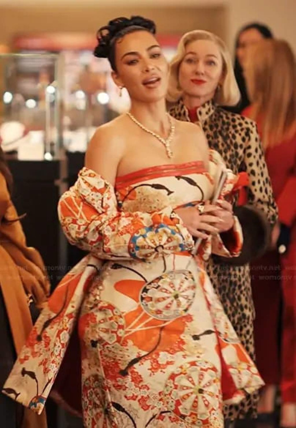 Kim Kardashian wearing a vintage Galliano look in All’s Fair. Photo: Handout