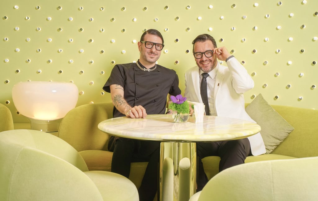Peridot’s bar cuisine director Lisandro Illa (left) with The Henderson’s beverage director, François Cavelier. Photo: Alexander Mak Peridot’s bar cuisine director Lisandro Illa (left) with The Henderson’s beverage director, François Cavelier. Photo: Alexander Mak