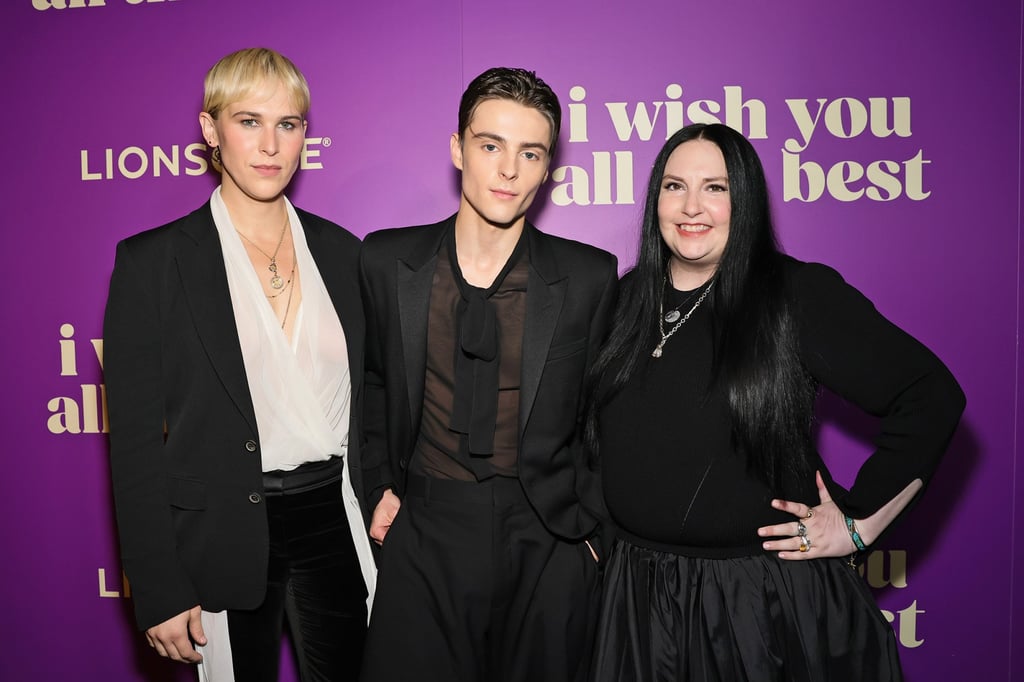 From left: Tommy Dorfman, Corey Fogelmanis and Lena Dunham attend Lionsgate’s I Wish You All the Best New York premiere at iPic Theater in October, in New York. Photo: Getty Images